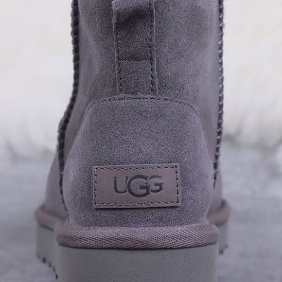 Ugg Classic Mini Fleece-Lined Warm Short-Shaped Snow Boots For Couples Gray main image 5